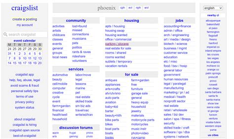 Craigslist phoeix - craigslist provides local classifieds and forums for jobs, housing, for sale, services, local community, and events 